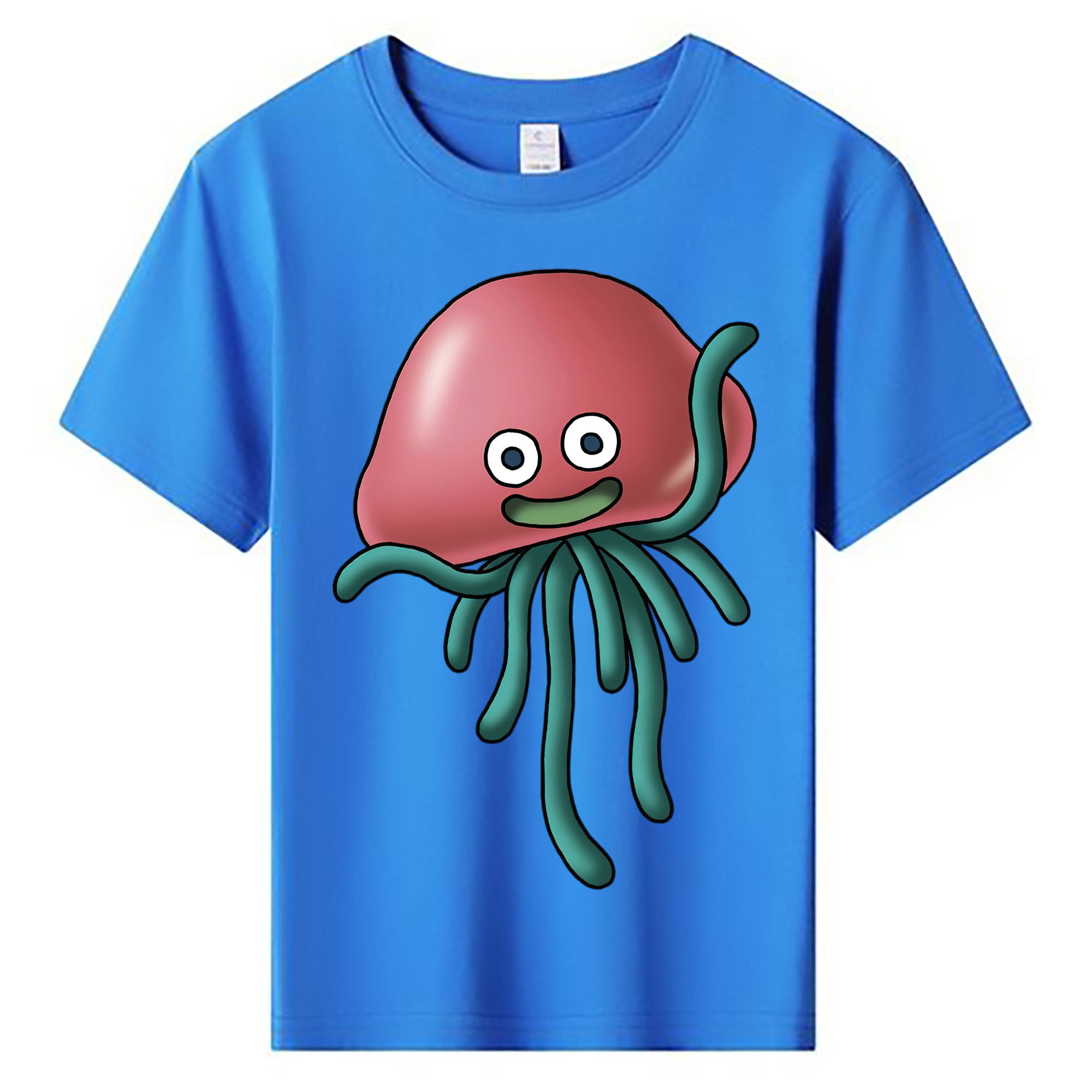 （画像用） ドラゴンクエスト Doragon Kuesuto Dragon Quest 綿100％キッズTシャツ（フロントプリント）